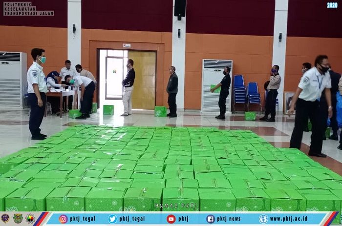 PKTJ Tegal melaksanakan aksi Bina Lingkungan dalam rangka pencegahan wabah COVID-19