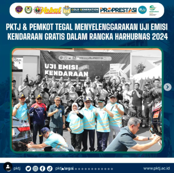 PKTJ dan Pemerintah Kota Tegal Menyelenggarakan Uji Emisi Kendaraan Gratis dalam Rangka Harhubnas  Tahun 2024