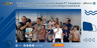 Kegiatan Pengembangan Kerjasama dengan PT. Transjakarta dan Kunjungan Penjajakan Kerjasama dengan transtrack.id