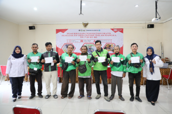 PKTJ Adakan Pemeriksaan Kesehatan Gratis bagi Pengemudi Ojek Online Sambut HUT ke-80 RI
