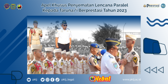 Apel Khusus Penyematan Lencana Paralel Kepada Taruna Berprestasi Tahun 2023