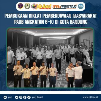 Pembukaan Diklat Pemberdayaan Masyarakat Pengemudi Angkutan Umum Berkeselamatan Angkatan VI s.d X di Kota Bandung