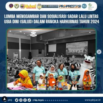 Lomba Menggambar dan Sosialisasi Sadar Lalu Lintas Usia Dini (Salud) dalam rangka Harhubnas Tahun 2024