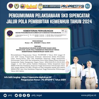 Pengumuman Pelaksanaan Seleksi Kompetensi Dasar (SKD)