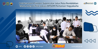 Pelaksanaan Psikotes Sipencatar Jalur Pola Pembibitan  Tahun 2023 di Titik Lokasi BPSDM Pertanian Yogyakarta