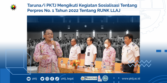 Taruna/i PKTJ Mengikuti Kegiatan Sosialisasi Tentang Perpres No. 1 Tahun 2022 Tentang RUNK LLAJ