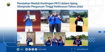 Perolehan Medali Kontingen PKTJ dalam Ajang Olimpiade Perguruan Tinggi Kedinasan Tahun 2022