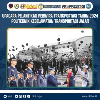 Upacara Pelantikan Perwira Transportasi PKTJ Tahun 2024