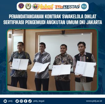Penandatanganan Kontrak Swakelola Diklat SPAU Provinsi DKI Jakarta