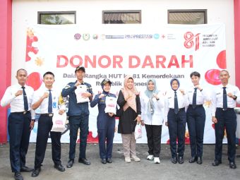 PKTJ Gelar Donor Darah dalam Rangka Peringatan Hari Kemerdekaan RI ke-81