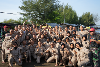 Mengakhiri Madatukar, Calon Taruna PKTJ Melakukan Longmarch ke Pulau Kodok