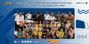 Penandatanganan MOU Bersama United Tractors dan  Sekolah Berwawasan Sadar Lalu Lintas