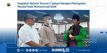 Kegiatan Rohani Taruna/i dalam Rangka Peringatan Maulid Nabi Muhammad SAW