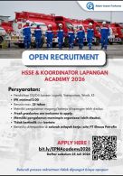 Open Recruitment – HSSE & Koordinator Lapangan Academy 2026