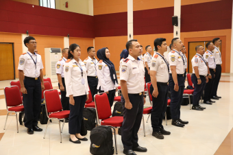 PKTJ Gelar Upacara Pembukaan Diklat Pengujian Kendaraan Bermotor Lanjutan I dan II Angkatan II Tahun 2025