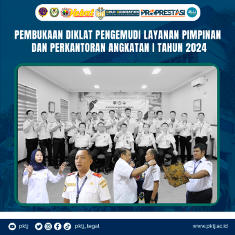 Pembukaan Diklat Pengemudi Layanan Pimpinan dan Perkantoran Angkatan I Tahun 2024