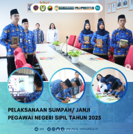 Pelaksanaan Sumpah/Janji Pegawai Negeri Sipil Tahun 2025