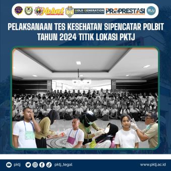 Pelaksanaan Tes Kesehatan Sipencatar Jalur Pola Pembibitan Tahun 2024 Titik Lokasi PKTJ