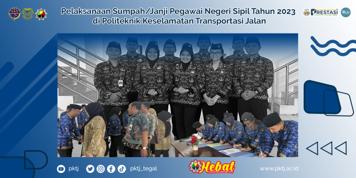 Pelaksanaan Sumpah/Janji Pegawai Negeri Sipil Tahun 2023 di PKTJ