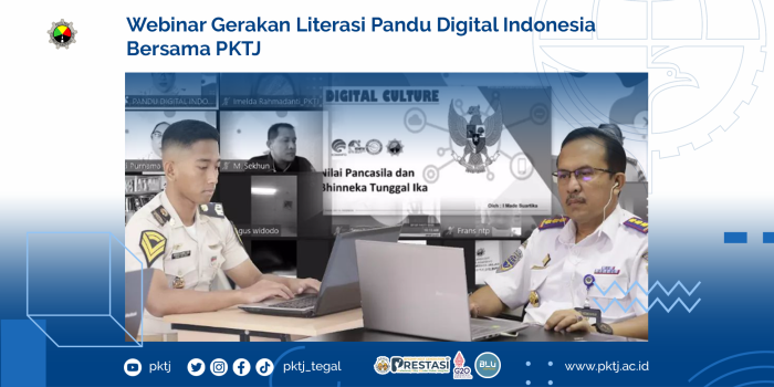 Webinar Gerakan Literasi Pandu Digital Indonesia Bersama PKTJ