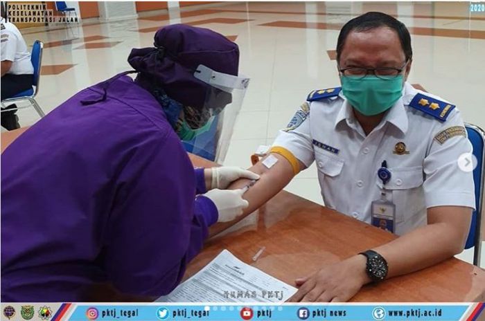 Rapid Test tahap II hari pertama PKTJ Tegal