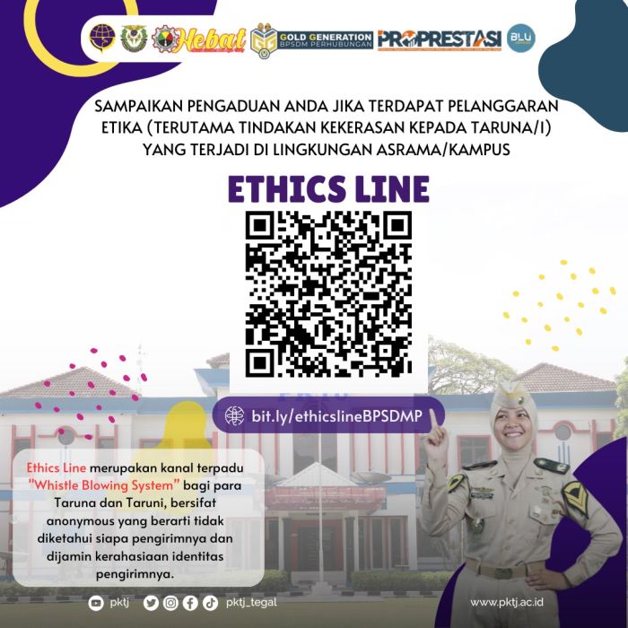 Ethics Line, Ayo Adukan Tindakan Kekerasan, Rahasia Identitas Terjamin