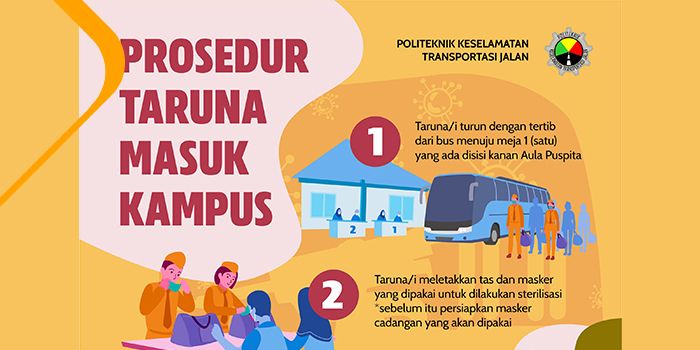 Infografis Taruna Masuk Kampus PKTJ