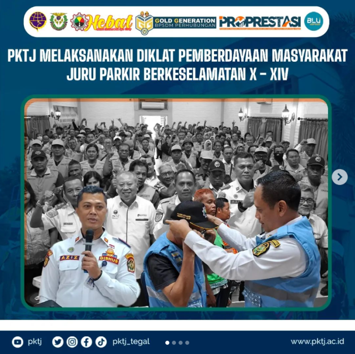 PKTJ Menyelenggarakan Diklat Pemberdayaan Masyarakat Juru Parkir Berkeselamatan di Yogyakarta