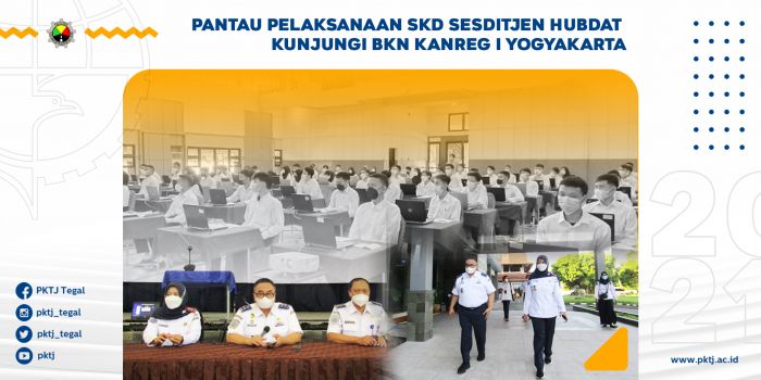 Pantau Pelaksanaan SKD Sesditjen Hubdat Kunjungi BKN Kanreg I Yogyakarta