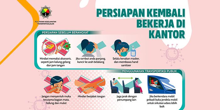 Infografis Persiapan Kembali Bekerja di Kantor (PKTJ Tegal)