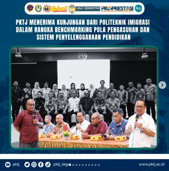 PKTJ Menerima Kunjungan Dari Politeknik Imigrasi Dalam Rangka Benchmarking Pola Pengasuhan dan Sistem Penyelenggaraan Pendidikan